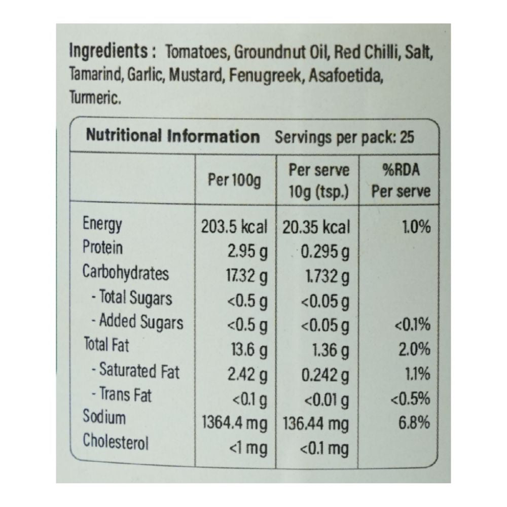 Tomato Pickle — Refill Pack