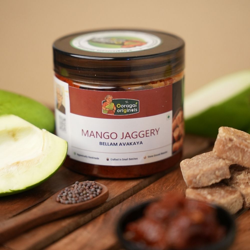 Bellam Avakaya (Mango Jaggery) Pickle — Refill Pack