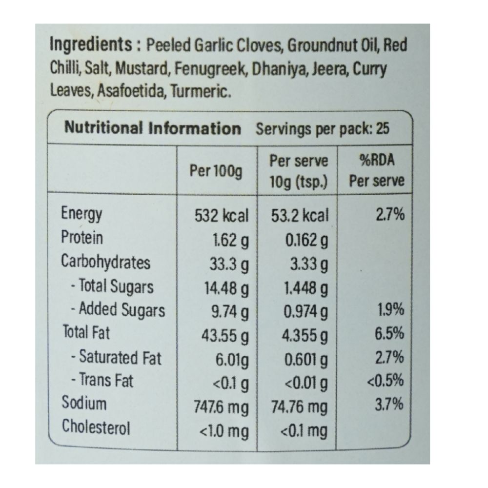 Garlic Pickle — Refill Pack