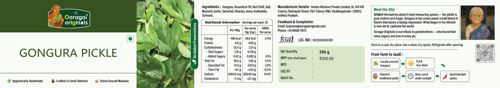 Gongura (Sorrel Leaves) Pickle