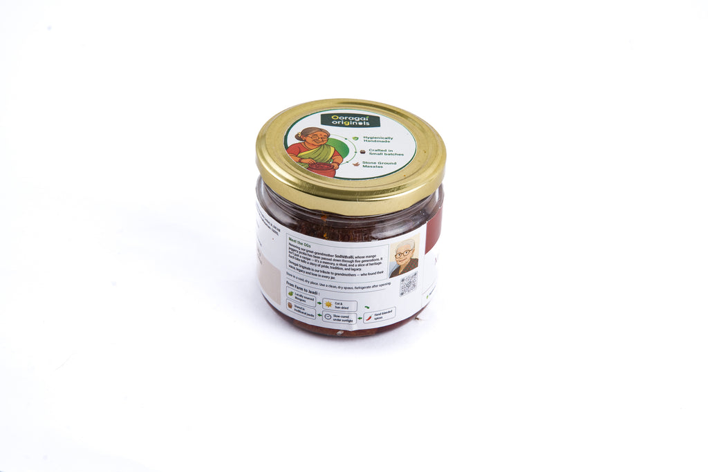 Bellam Avakaya (Mango Jaggery) Pickle