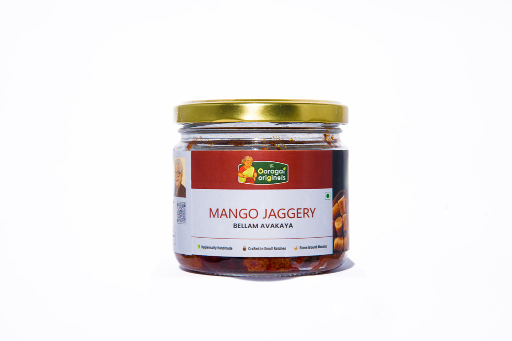 Bellam Avakaya (Mango Jaggery) Pickle