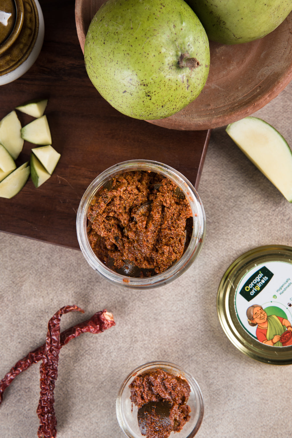 Mango without Garlic (Avakaya) Pickle