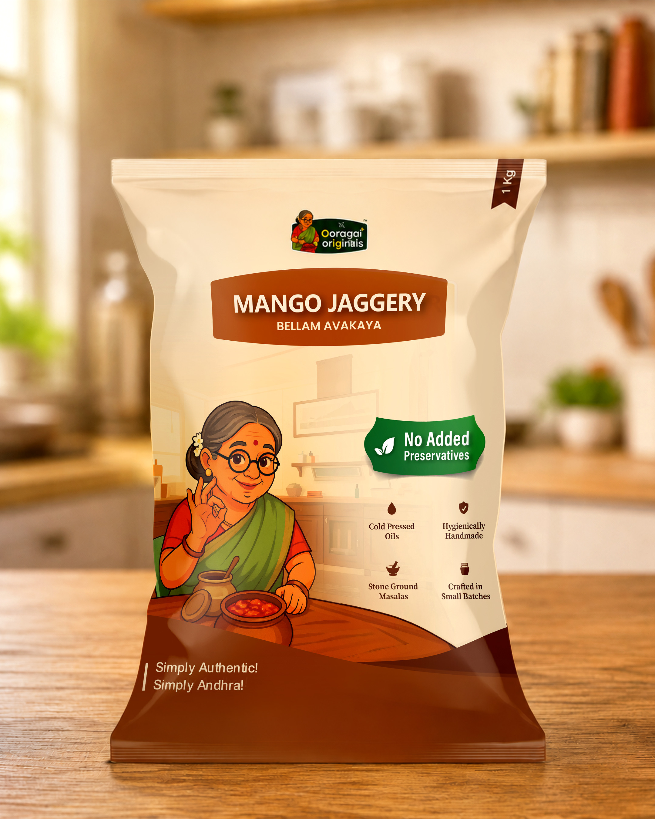 Bellam Avakaya (Mango Jaggery) Pickle - 1kg