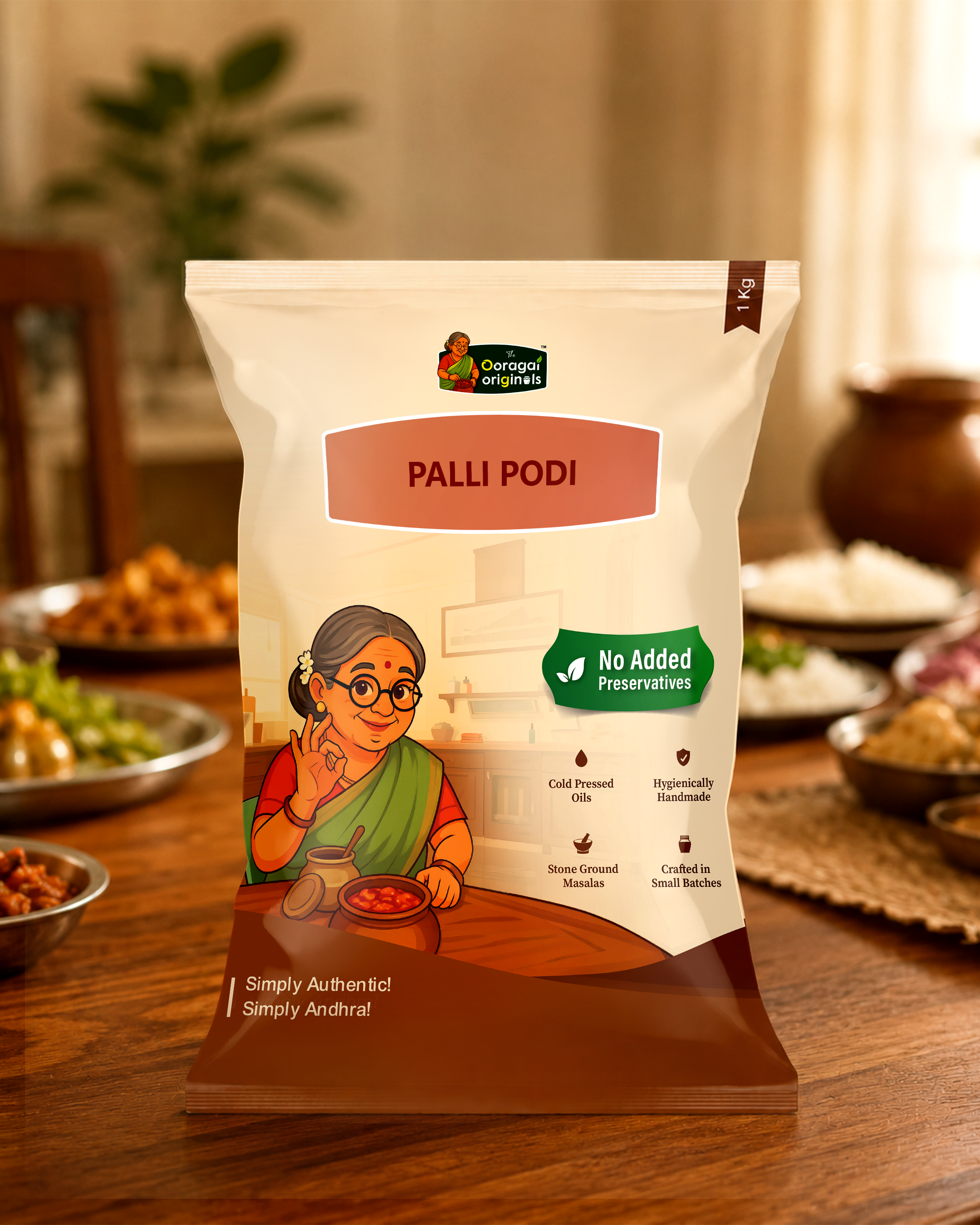 Palli (Peanut) Podi - 1kg